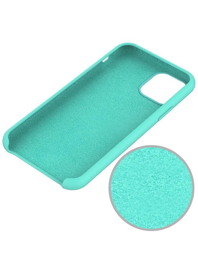 S-TOP Case For iPhone 11 Pro Max Solid Color Liquid Silicone Shockproof Case - Image 5