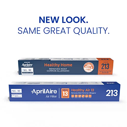 Aprilaire فلتر بديل AprilAire 213 لمرشحات الهواء المنزلية AprilAire - MERV 13، منزل صحي للحساسية، 20x25x4 فلتر هواء (عبوة من 1) - Image 2