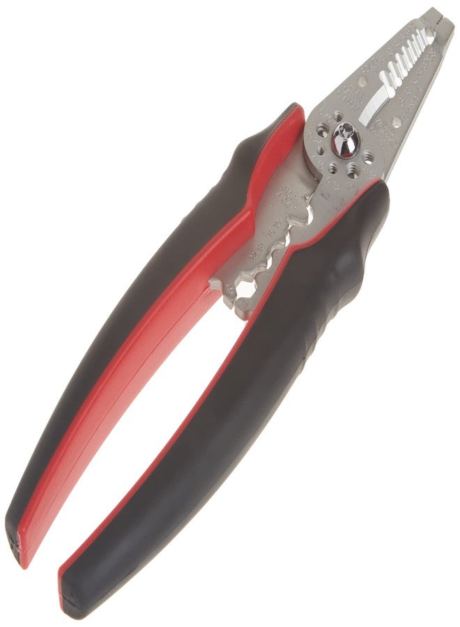 غاردنر بيندر أداة تجريد/تجعيد/قطع الأسلاك الاحترافية 3 في 1 من Gardner Bender GESP-70، من الفولاذ المقاوم للصدأ، مقاس 22-10 AWG، لون أسود - Image 3