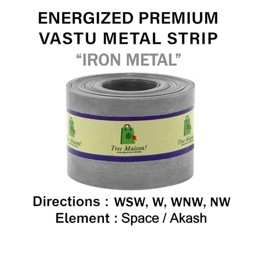 TREEMAISON Vastu Iron Strip | Width- 1 Inch | Thickness - 0.3mm | Length- 8 Feet Approx | Zone Balancing | Toilet Correction | Main Entrance | Iron Strip for Vastu | Pack of 1 - Image 4
