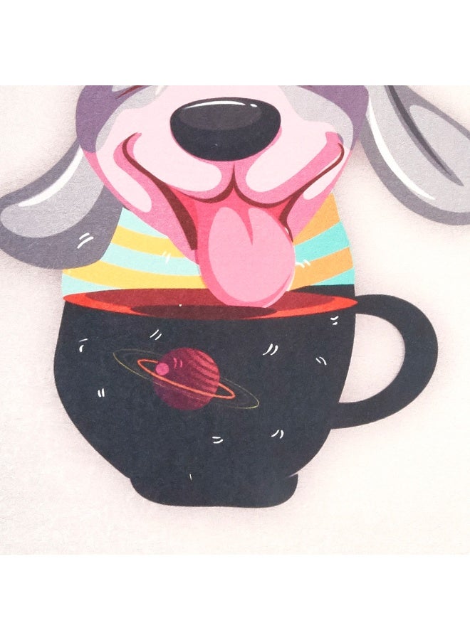 Biggdesign Washable Runner 60x130cm, Non-slip Bottom Carpet, Non-Shedding Area Mat, Polyester Anti-Bacterial Runner, Dogs Design, Pet Friendly Runner Mat, Ideal for Interiors, Living Room, Hallway, Bedroom - Image 4