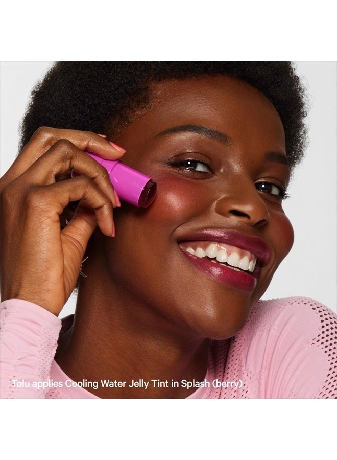 MILK MAKEUP Cooling Water Jelly Tint, Splash (Berry) - 0.17 oz - Sheer Lip & Cheek Stain - Buildable Watercolor Finish - 1,000+ Swipes Per Stick - Vegan, Cruelty Free - Image 4