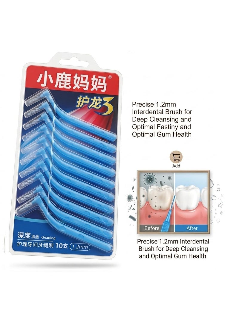 interdental Brush 1.2mm- 10 Pcs - Image 1