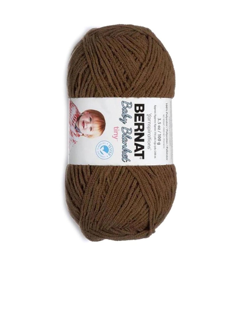 Bernat Bernat Baby Blanket Tiny Yarn Brown Bear - Image 2