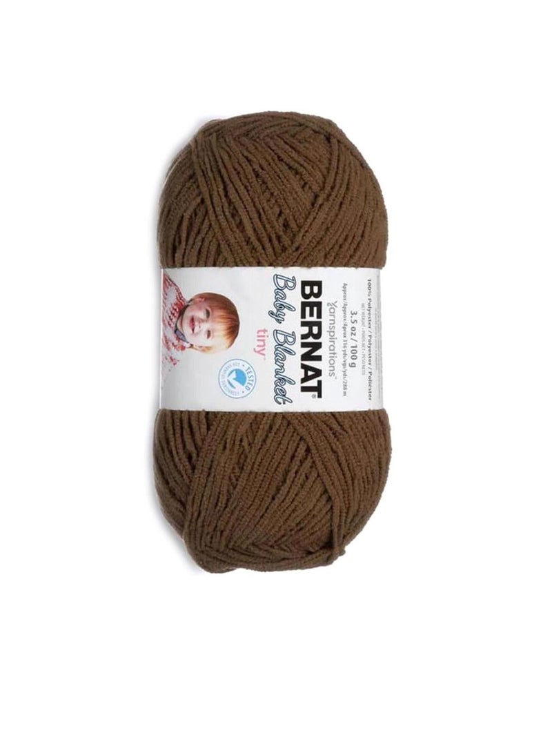 Bernat Bernat Baby Blanket Tiny Yarn Brown Bear - Image 1