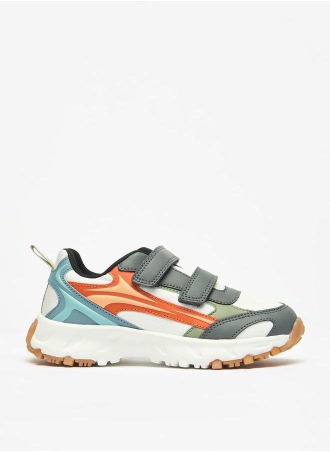 DUCHINI Boys Mister Colourblock Sneaker Shoes with Hook and Loop Closure  - Image 3