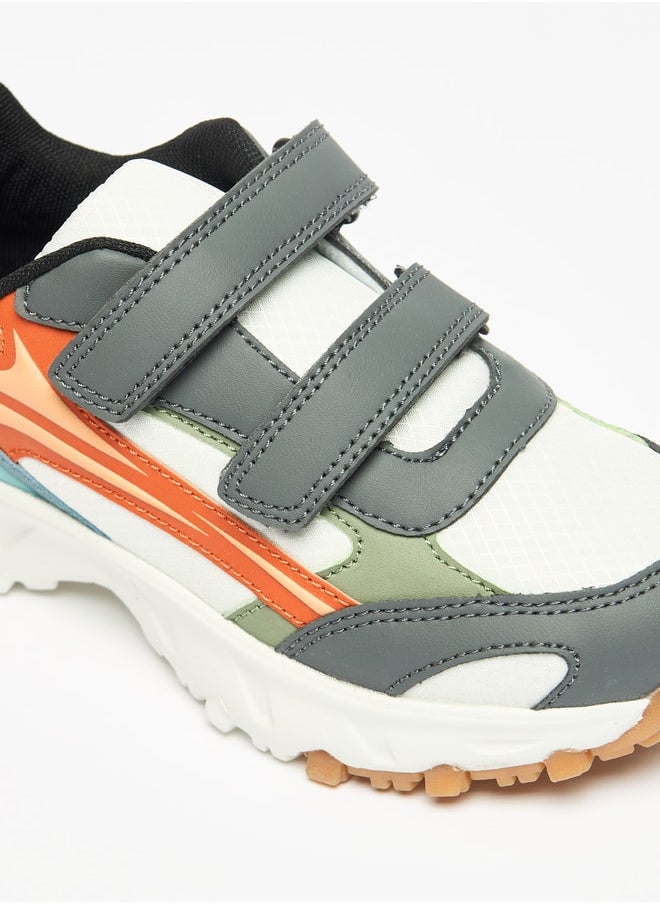 DUCHINI Boys Mister Colourblock Sneaker Shoes with Hook and Loop Closure  - Image 5