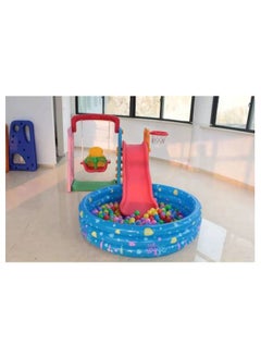 ماركة غير محددة ارجوحة وزحليقة وسلة متعددة الالوان 3 في 1  - Image 3