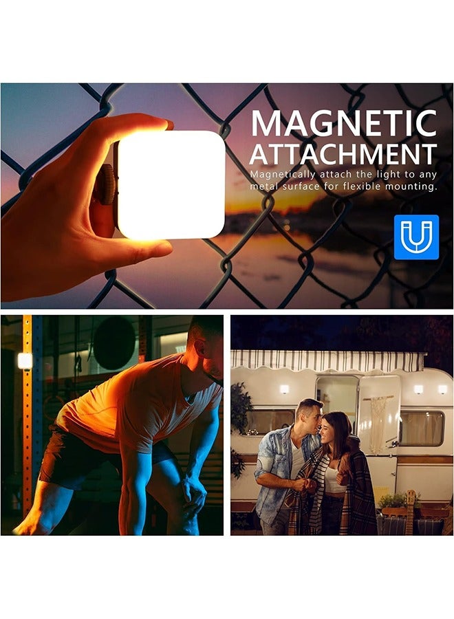Neewer Magnetic RGB Video Light, 360° Full Color RGB61 LED Camera Light with 3 Cold Shoe Mounts/CRI 97+/20 Scene Modes/2500K-8500K/2000mAh Rechargeable Portable Photography Selfie Lighting - Image 3