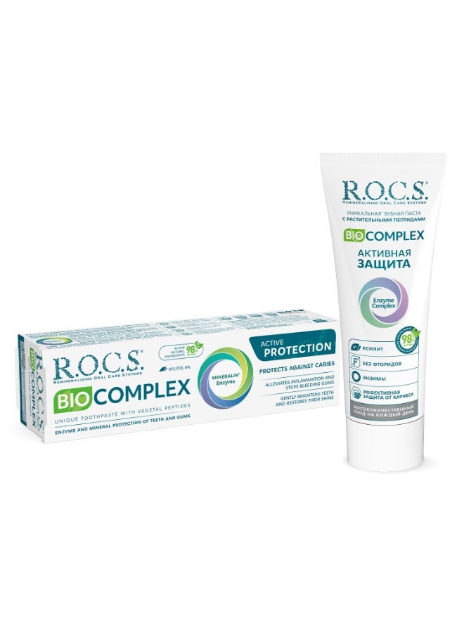 Rocs Toothpaste R.O.C.S BIOCOMPLEX Active Protection, 94 g - Image 5