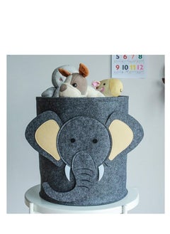 Generic Cute 3D Waterproof Felt Laundry Basket - Elephant  - Image 1