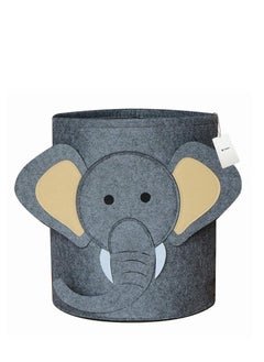 Generic Cute 3D Waterproof Felt Laundry Basket - Elephant  - Image 2