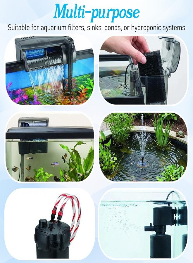 Zelphvt 4 Pack Filter Sponge, Aquarium Sponge Aquarium Bio Sponges Filter for Fish Tank Filters Sumps Ponds Hydroponics 5.12" x 4.72" x 0.78" - Image 3