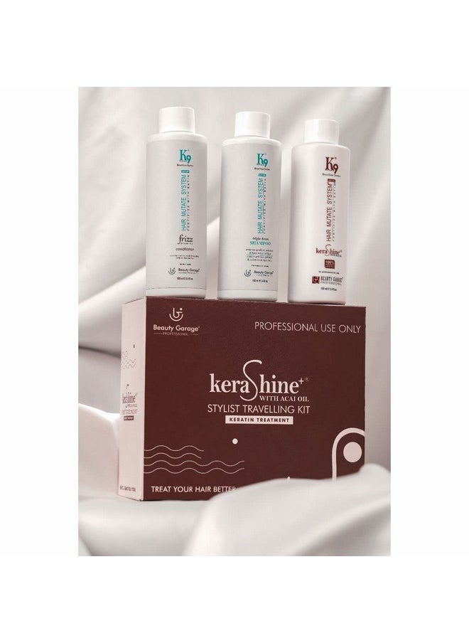 Beauty Garage K9 Kerashine Stylist Travelling Kit (Triple Detox + Kerashine Treatment + Conditioner)  - Image 5