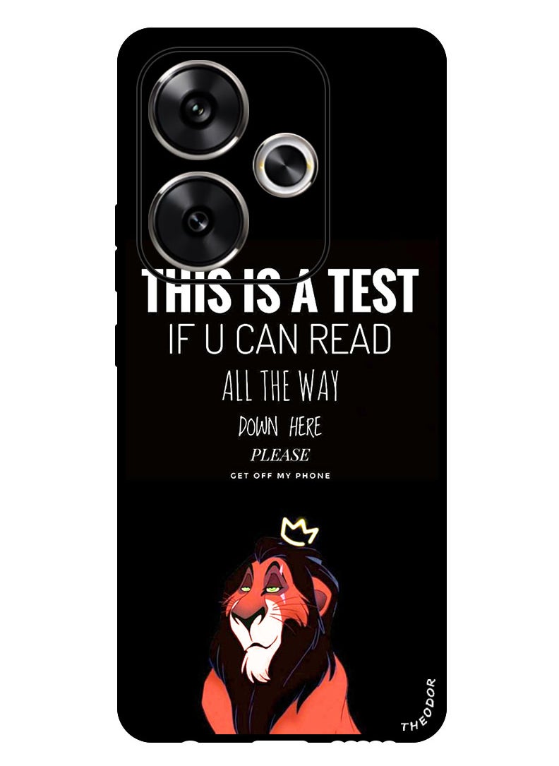 Theodor Protective Case Anti Scratch Shock Proof Bumper Cover For Xiaomi Redmi Turbo 3 This is a Test  - Image 1