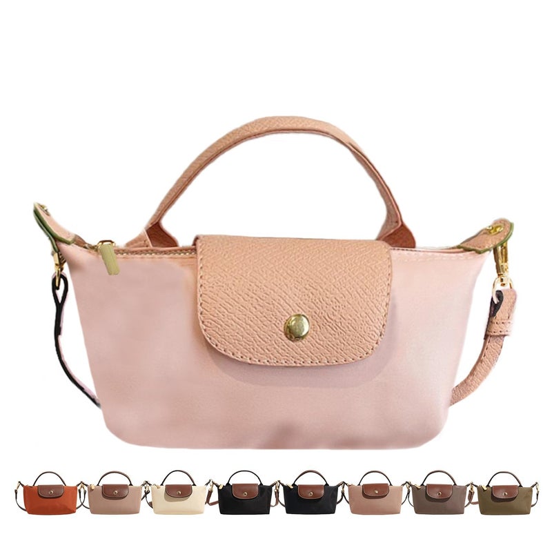SANIKAWA Fashion Mini Crossbody Bag, Handbags Purses with Adjustable Strap for Women, Ladies Shoulder Totes Bag (Light Pink) - Image 1