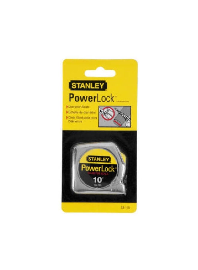 Stanley Corrosion-Resistant Chrome Case Pocket Measuring Tape Silver 10 ft x 1/4 Inch 2000842 - Image 3