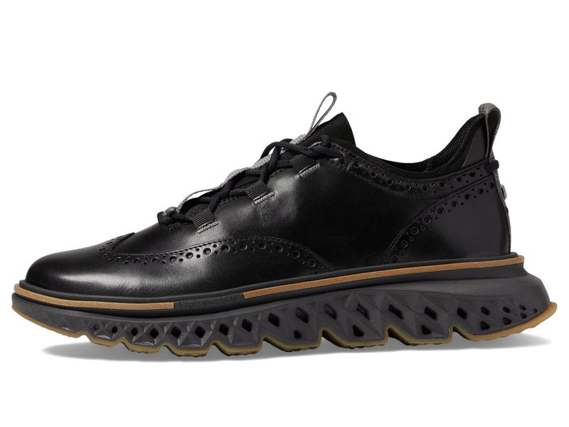 Cole Haan Men's 5.Zerogrand Wing Oxfords, Black/Pavement/Stormcloud, 8-W US - Image 4