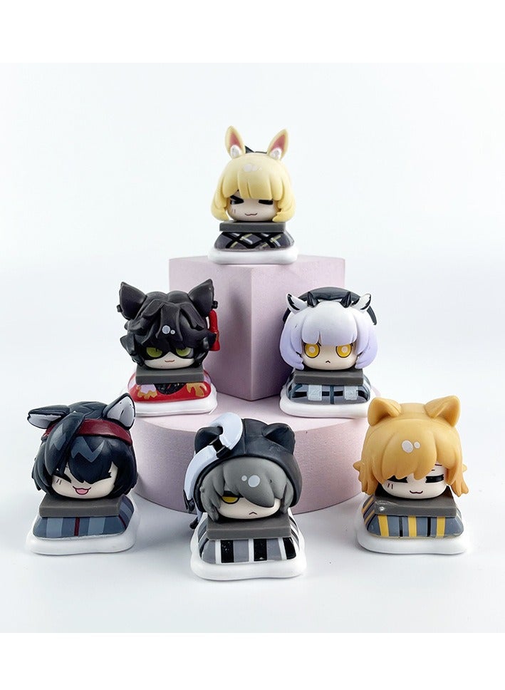 general Tomorrow's Ark Blind Box Warm Winter Quilt Furnace Series Figure Model Puppet Shadow Doll, Flawed White Cuckoo Box Egg Gift - Image 1