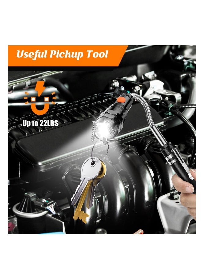Generic Magnetic Pickup Tool with LED Lights, Extendable Flashlight for Men, 360° Rotating Neck, Perfect Gifts for Dad and Husband, Cool Gadgets for Any Occasion  - Image 5