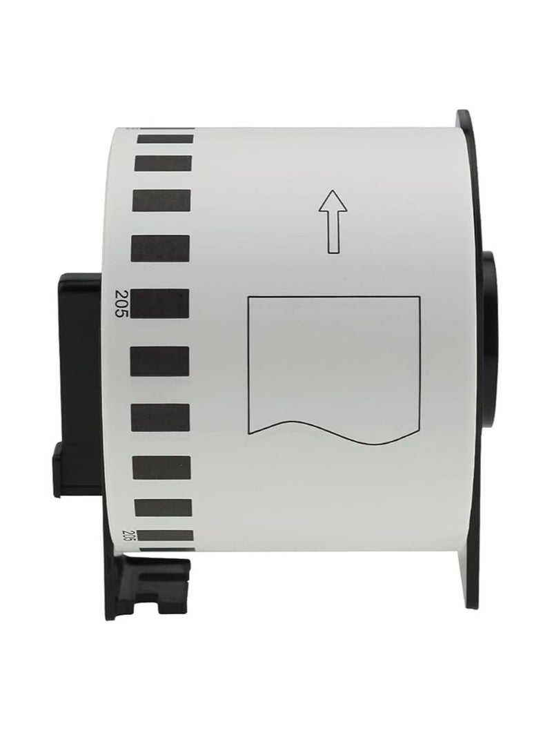 Terabyte DK-22205 Label Tape Roll - White 62mm x 30m for Brother QL Series Label Printers - Image 1