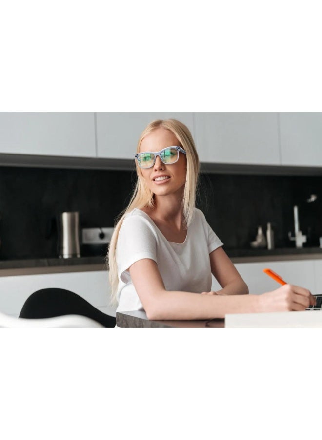 Porodo Lifestyle Prieto Anti-Blue Light Glasses – Lightweight TR90 Frame, Eye Strain Reduction - Image 3