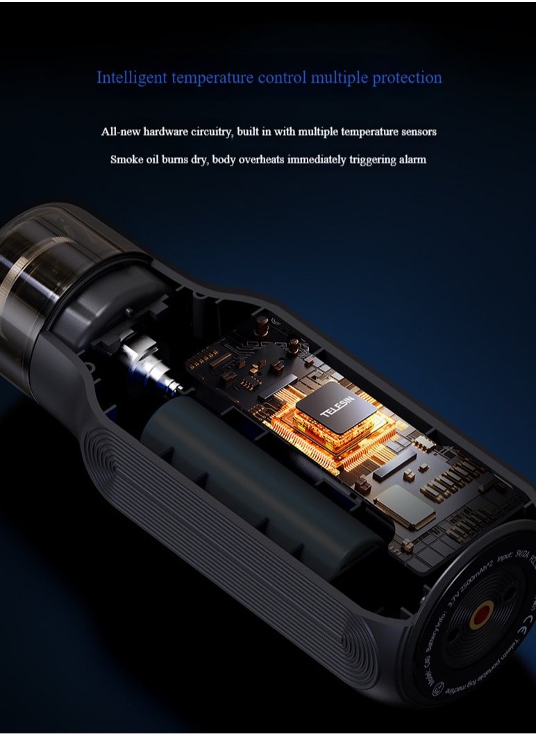 Beauenty - TELESIN Fog Machine, Photography Fog Effect, Portable Fog Maker, with Remote Control Fogger Machine, for Video Shoot and Parties - Image 1