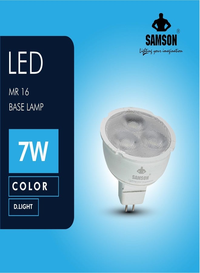 SAMSON 7W LED MR 16 Base Lamp Daylight Pack of 10 for Super Markets Showrooms Offices Residences Hotels Indoor Lighting - Image 3
