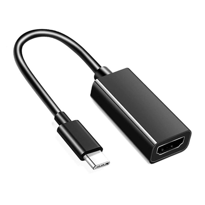 Type-C to HDMI Converter Docking Station – Black, 1080p, 1 Unit, USB C Hub for Laptop to TV