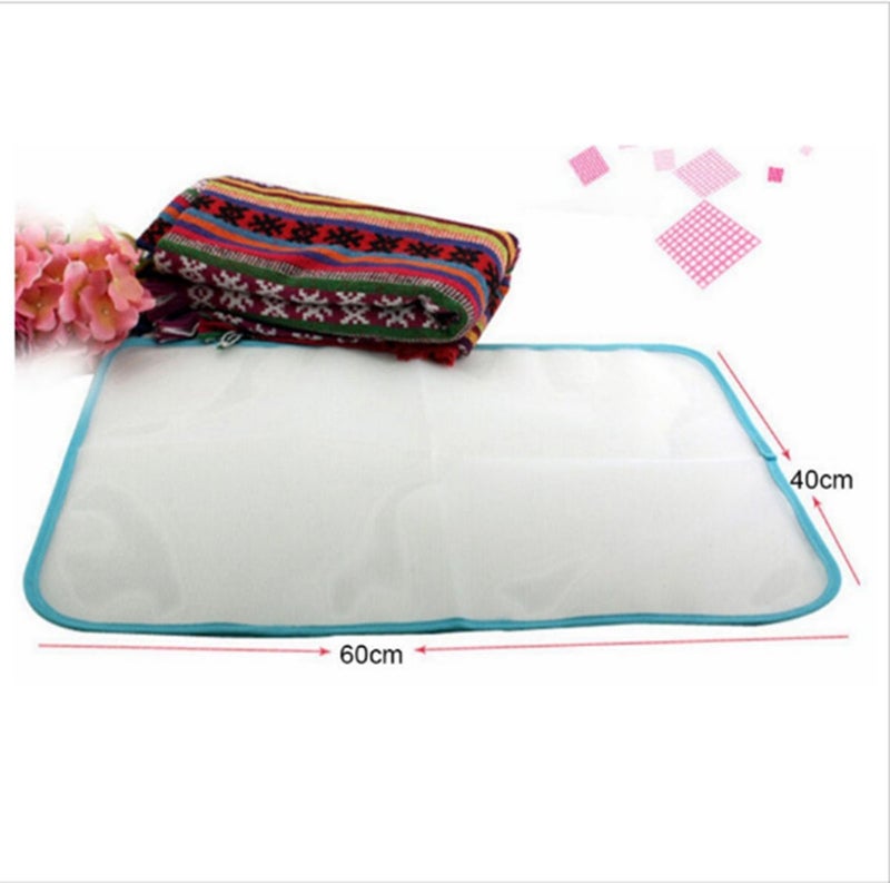 MosQuick® Ironing Mat for Iron Board with Colour Guard for Clothes,Heat Resistant Sheet Perfect Iron Protection Sheet for Ironing Iron mat for Ironing Clothes Iron Covers for Ironing 60x40x4 cm - Image 4