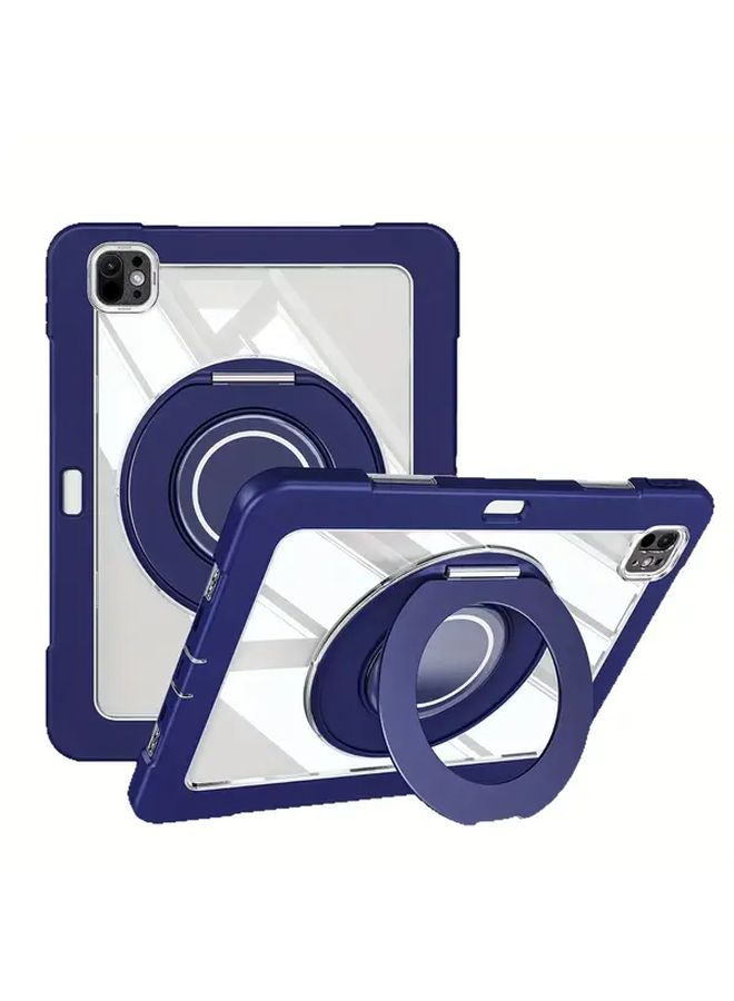 Suitable For iPad 10th 10 9 Inch 2022 Black Drop Proof 720 Degree Rotating Tablet Case With Screen Cover And Foldable Stand Portable Wall Mount Bracket - Image 1