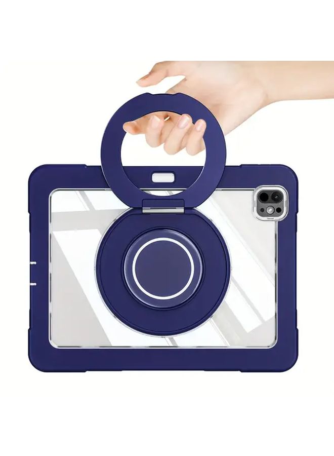 Suitable For iPad 10th 10 9 Inch 2022 Black Drop Proof 720 Degree Rotating Tablet Case With Screen Cover And Foldable Stand Portable Wall Mount Bracket - Image 5