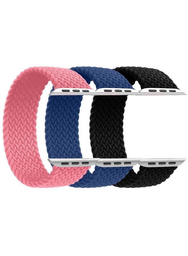 Nylon Band 44mm Size 135-140mm with Metal Lugs Compatible with Apple Watch 44mm 45mm 49mm Series 1-9 SE Ultra 1 Ultra 2 - Image 1