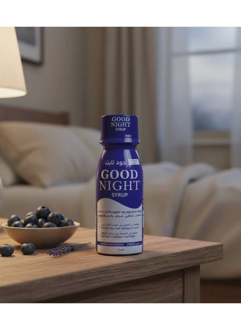 Good Night Syrup Blueberry Flavour 75 ml - Image 3