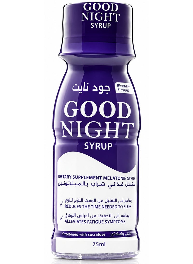 Good Night Syrup Blueberry Flavour 75 ml - Image 1