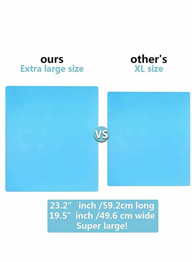 Excefore Silicone Craft Mats, Large Silicone mat for Jewelry Casting Molds Mats, Waterproof Washable Heat-Resistant, Multipurpose Mat, Premium Silicone - Image 2