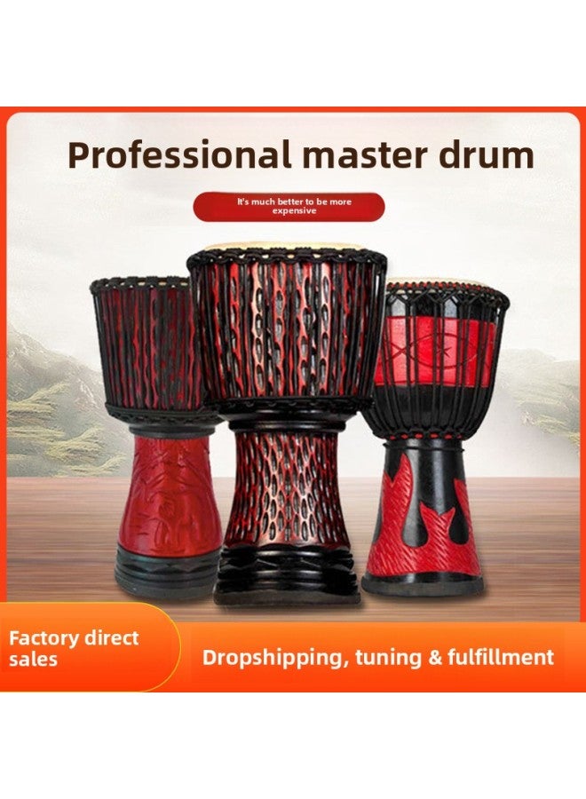 Somali Goat African Drum For Adults and Children Beginners Hand Drum Professional Performance Teaching Drum 10inch professional elephant - Image 2