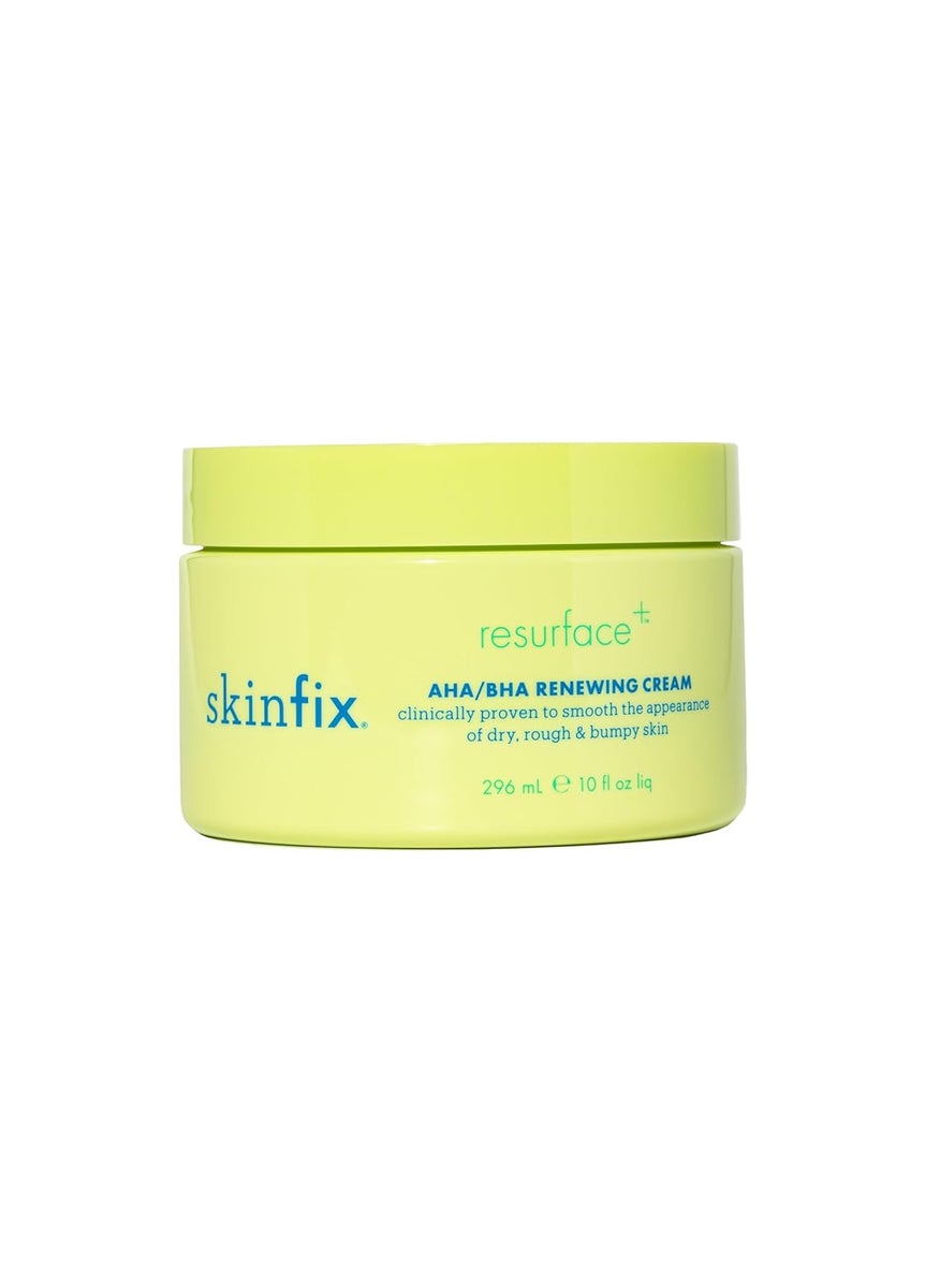 Skinfix - Skinfix Resurface AHABHA Renewing Cream Exfoliating Body Cream That Visibly Smooths Rough Bumpy  Crepey Skin While Moisturizing With Shea Butter Jojoba Oil  Glycerin 10 Fl Oz - Image 1