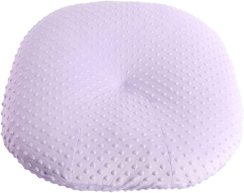 OWLOWLA Newborn Lounger Cover, Minky Removable Slipcover Fits Newborn Lounger for Baby Boy Girl (Lavender) - Image 1