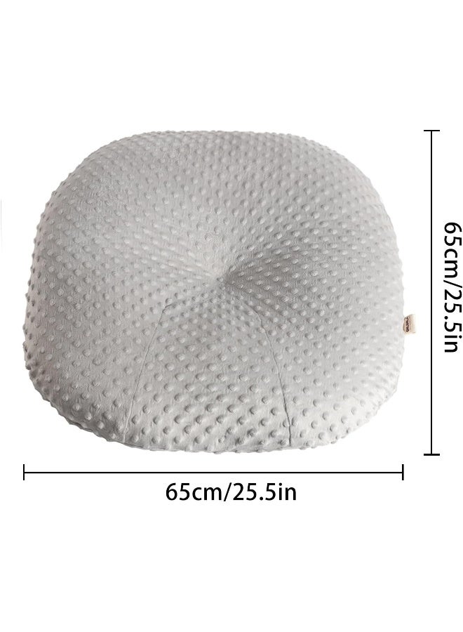 OWLOWLA Newborn Lounger Cover, Minky Removable Slipcover Fits Newborn Lounger for Baby Boy Girl (Lavender) - Image 5