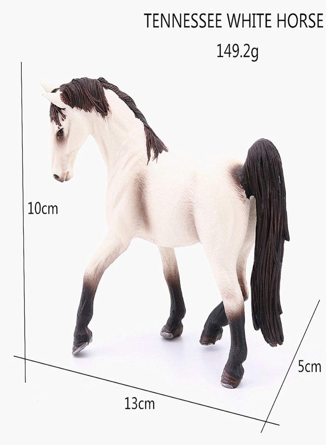 balacoo Horse Figurines Toy Horse Model Steed Animal Model Ornament Desktop Animal Sculpture for Home Office - Image 2