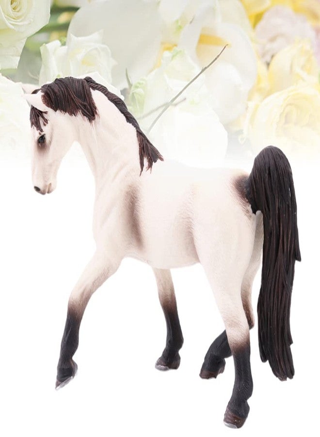 balacoo Horse Figurines Toy Horse Model Steed Animal Model Ornament Desktop Animal Sculpture for Home Office - Image 4