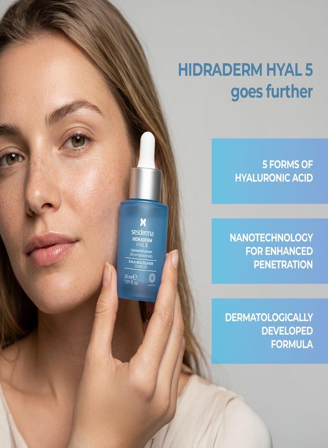 Sesderma HIDRADERM HYAL 5 Hyaluronic Acid Face Serum, Hydrating, 1 oz - Image 2