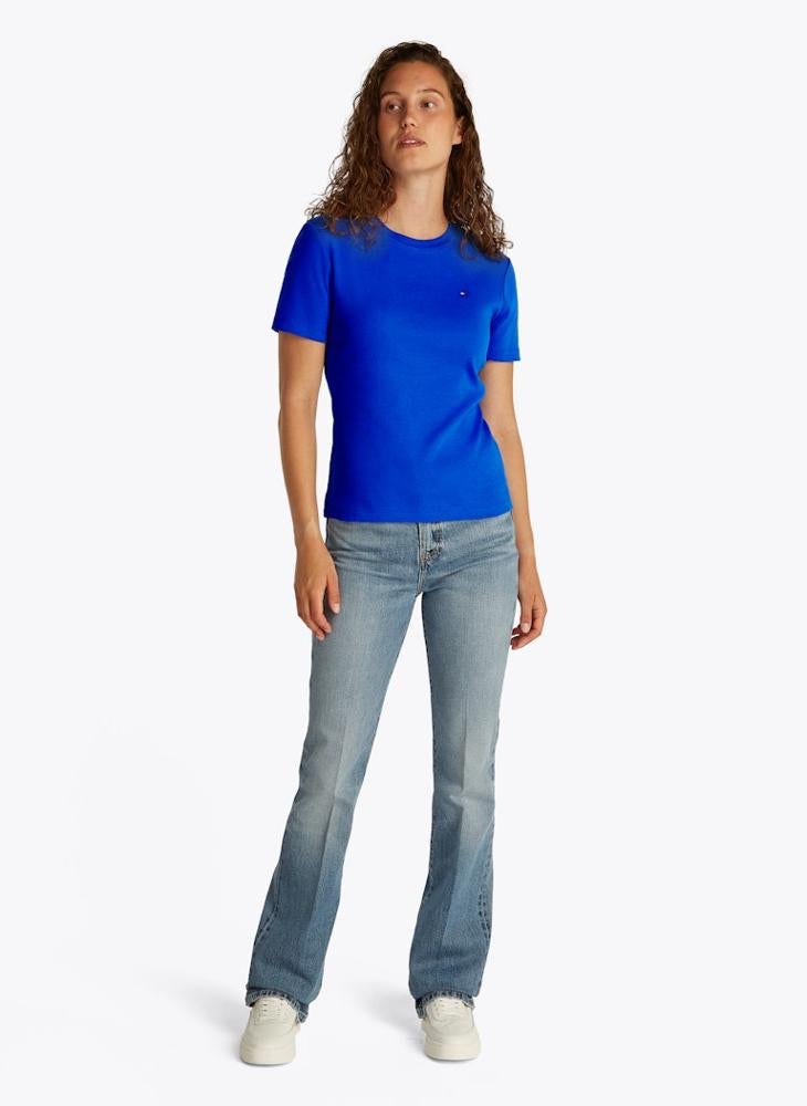 TOMMY HILFIGER Logo Crew Neck T-Shirt - Image 4