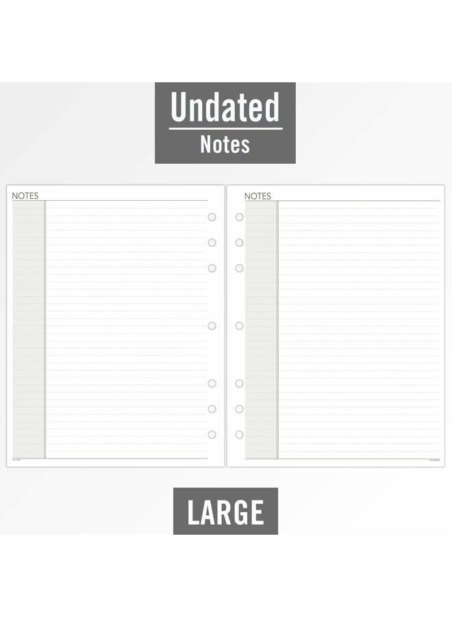 AT-A-GLANCE Day Runner Lined NotePad Pages, Refill, Loose-Leaf, Undated, for Planner, 8-1/2" x 11", Size 5, 30 Sheets/Pack (038-3) - Image 2