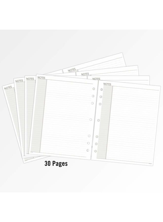 AT-A-GLANCE Day Runner Lined NotePad Pages, Refill, Loose-Leaf, Undated, for Planner, 8-1/2" x 11", Size 5, 30 Sheets/Pack (038-3) - Image 4