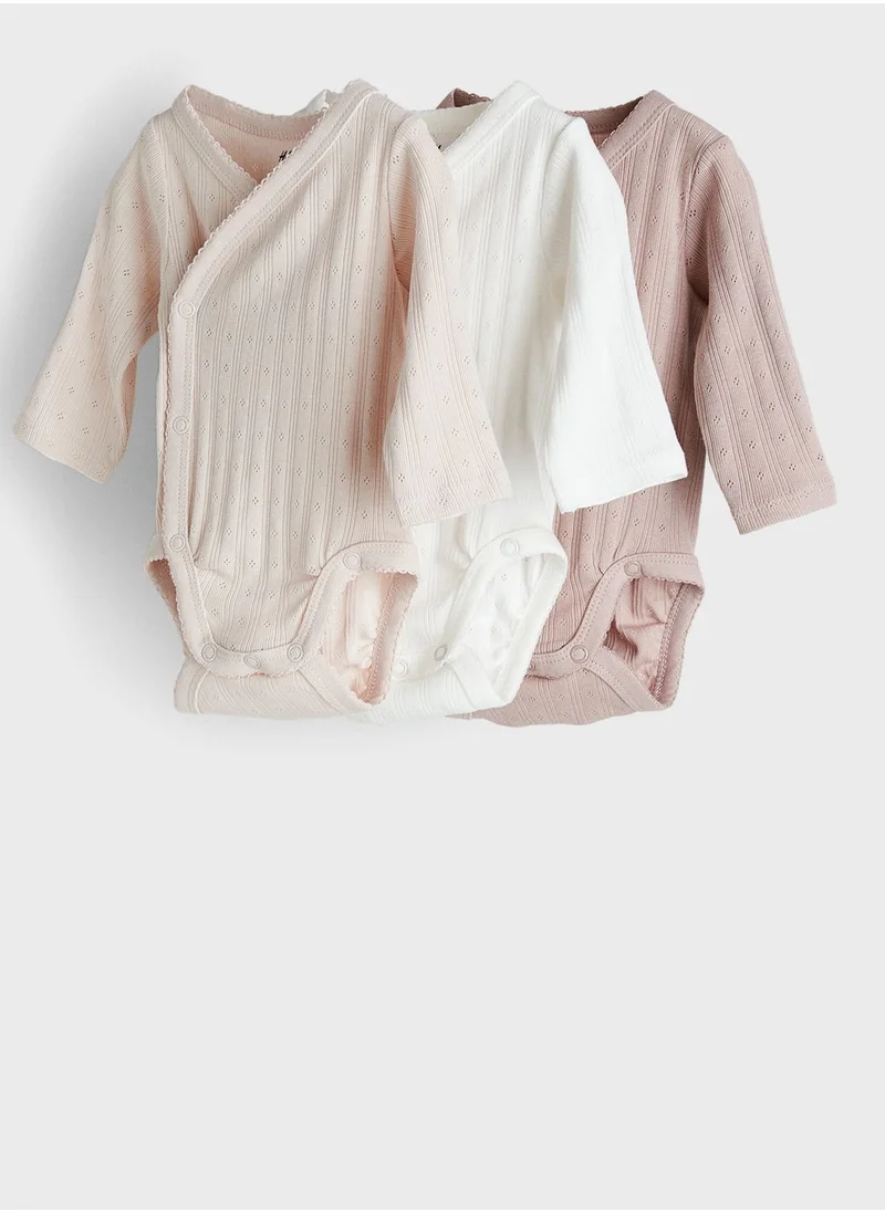 H&M Kids 3 Pack Embroidered Bodysuit