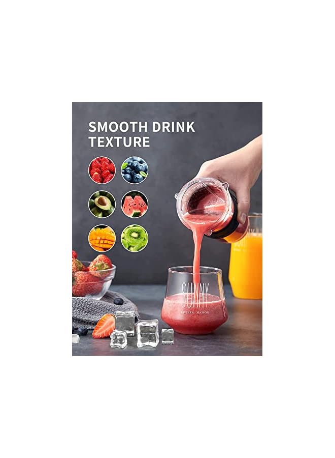 AMERTEER Blender And Food Processor Combo, 350W | Food Processor, Fresh Juice Blender With Food Chopper And Grinder | Food Processors Blender Combo For Shakes, Smoothies, Meat, Vegetables, Coffee Bean - Image 4