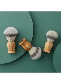 Muhle Classic Olive Wood X-Large Silvertip Fiber Shaving Brush - Synthetic Luxury Shave Brush For Men, Rich Lather  - Image 2