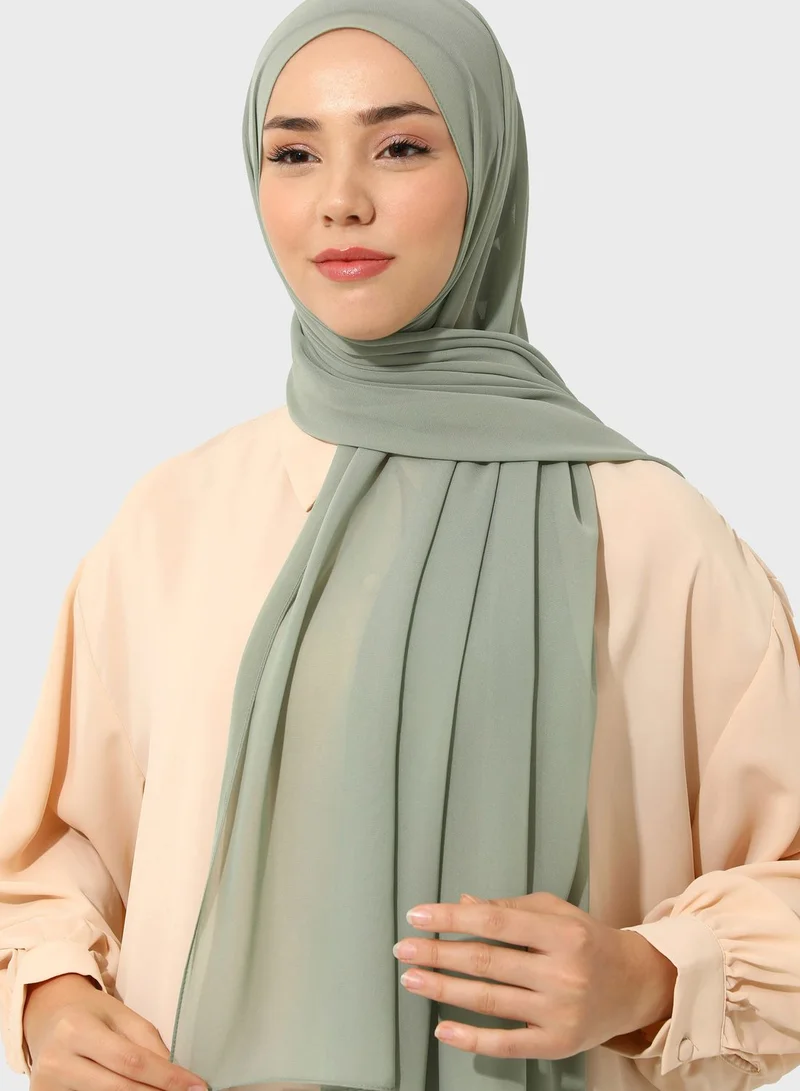 Tuva Shawl by Modanisa Chiffon Lightweight Scarves